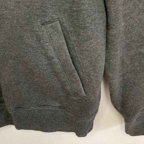 Emporia State 1/4 zip sweatshirt, size small or medium, gray - Picture 3 of 6